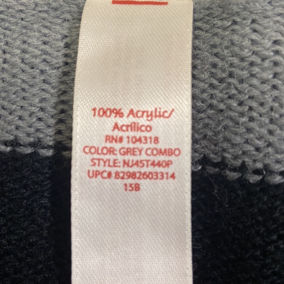 No Boundaries Sweaters No Boundaries Black And Gray Stripe Sweater